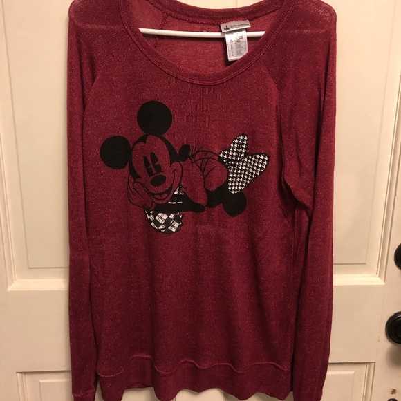 Disney Tops - Authentic Mickey and Minnie Mouse sweater